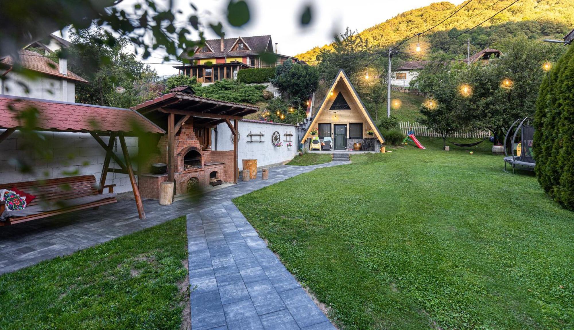 Pensiunea Casa Iulia A-Frame Martinie Buitenkant foto